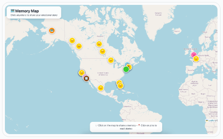 Location based memory app
